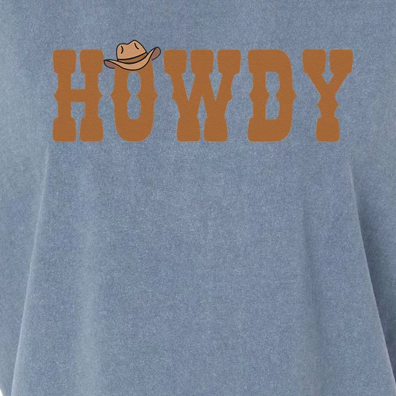 Howdy Rodeo Western Country Southern Garment-Dyed Women's Muscle Tee