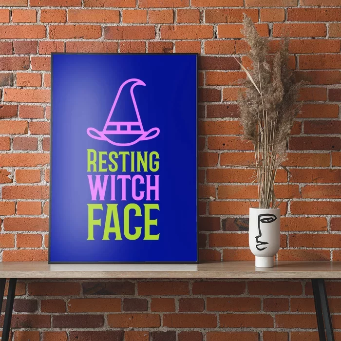 Halloween Resting Witch Face Gift Poster