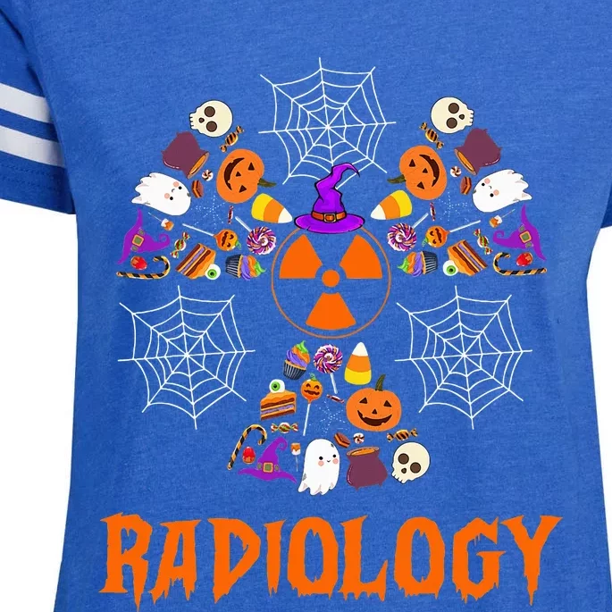 Halloween Radiology XRay Tech Radiology Department Funny Enza Ladies Jersey Football T-Shirt