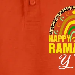 Happy Ramadan Y'all Rainbow Leopard Ramadan Kareem Dry Zone Grid Performance Polo