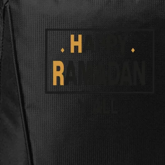 Happy Ramadan Y'all Gift Ramadan Mubarak City Backpack