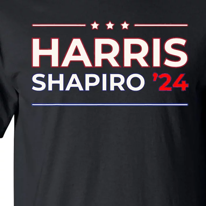 Harris Shapiro 2024 American Presidential Election Campaign Tall T-Shirt