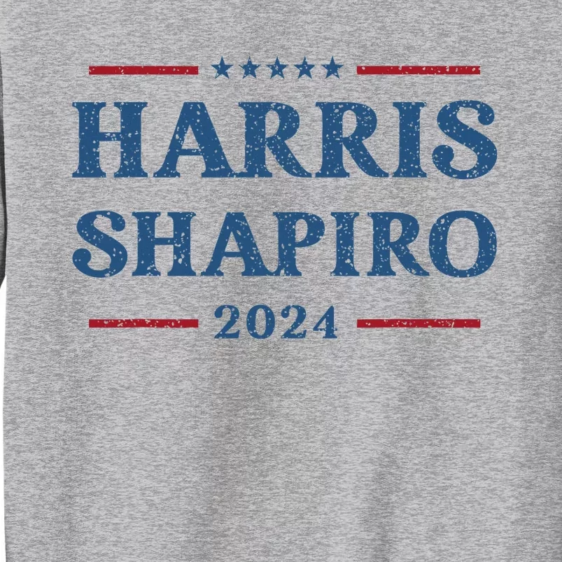 Harris Shapiro 2024 Kamala Harris For President Political Tall Sweatshirt