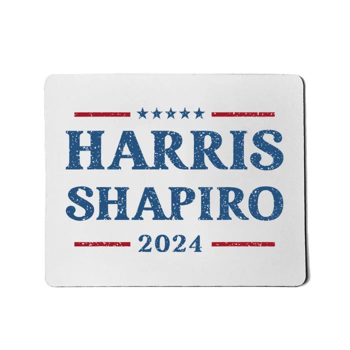 Harris Shapiro 2024 Kamala Harris For President Political Mousepad