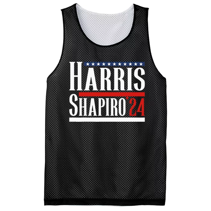 Harris Shapiro 2024 Kamala Harris Josh Shapiro 2024 Mesh Reversible Basketball Jersey Tank