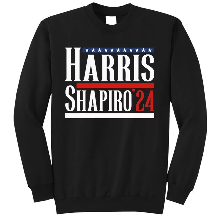 Harris Shapiro 2024 Kamala Harris Josh Shapiro 2024 Tall Sweatshirt