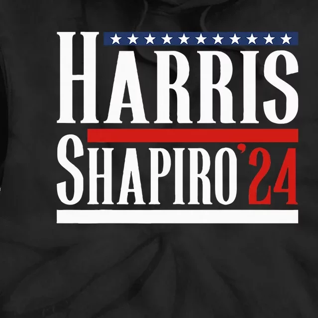 Harris Shapiro 2024 Kamala Harris Josh Shapiro 2024 Tie Dye Hoodie