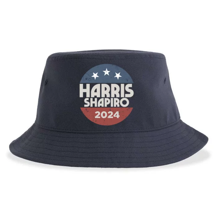 Harris Shapiro 2024 For President Kamala Harris Josh Shapiro Sustainable Bucket Hat