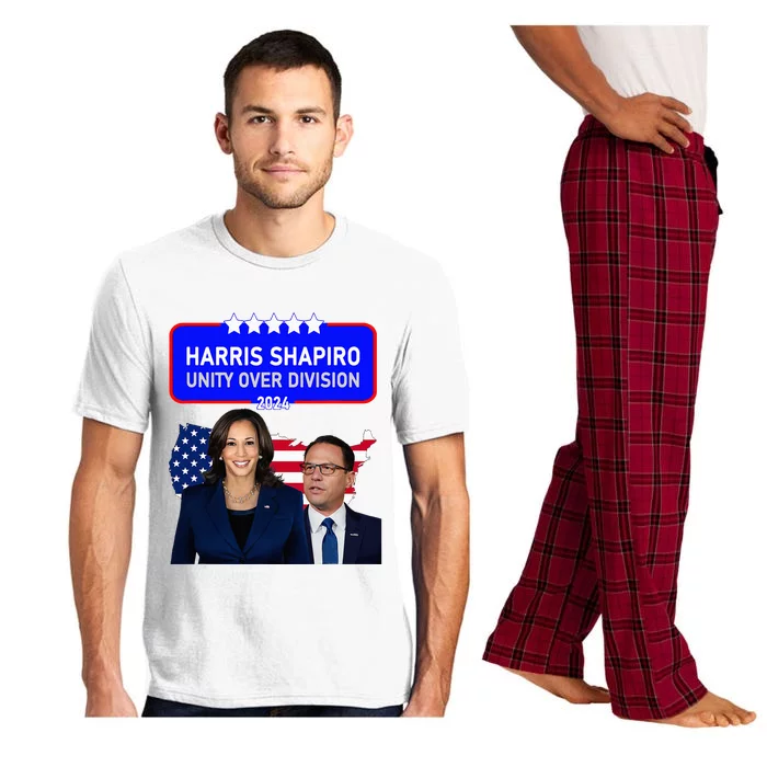 Harris Shapiro 2024! Unity Over Division! Kamala Harris 2024 Pajama Set