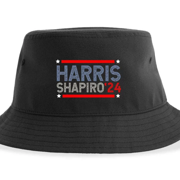 Harris Shapiro 2024 President Election Sustainable Bucket Hat