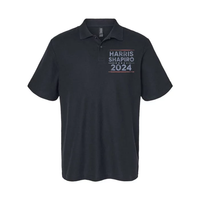 Harris Shapiro 2024 Kamala Harris Josh Shapiro Softstyle Adult Sport Polo