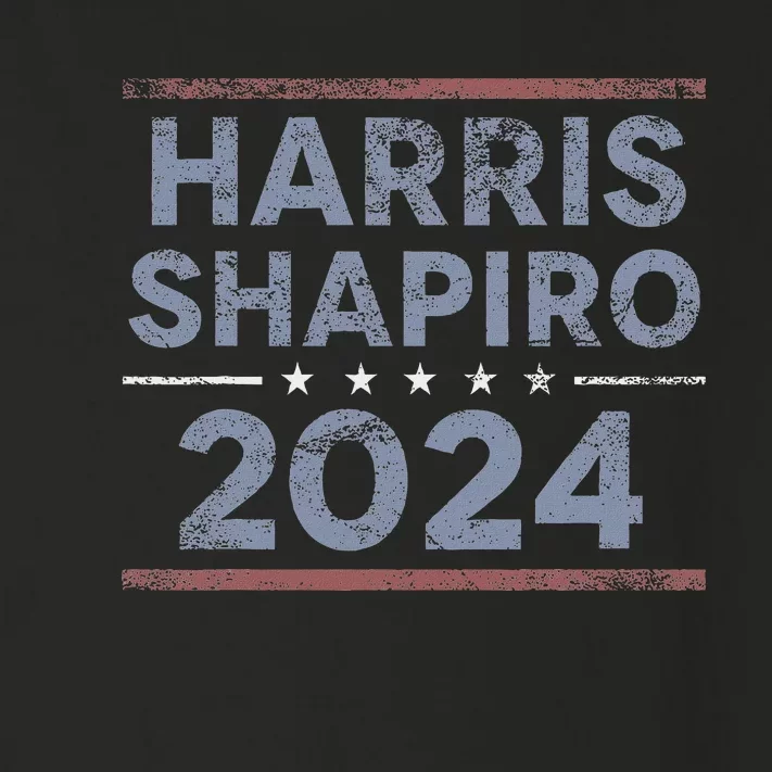 Harris Shapiro 2024 Kamala Harris Josh Shapiro Toddler Long Sleeve Shirt