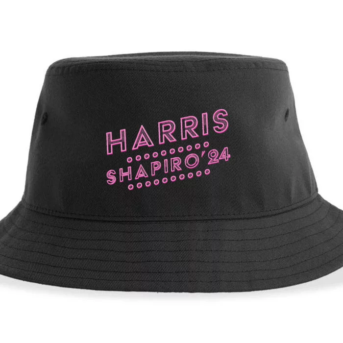 Harris Shapiro 2024 President Election Sustainable Bucket Hat