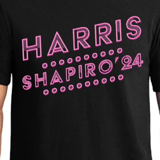 Harris Shapiro 2024 President Election Pajama Set