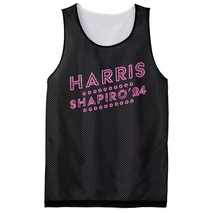 Harris Shapiro 2024 President Election Mesh Reversible Basketball Jersey Tank