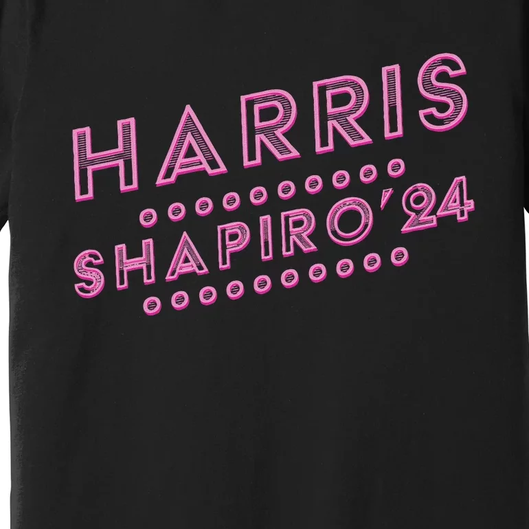 Harris Shapiro 2024 President Election Premium T-Shirt