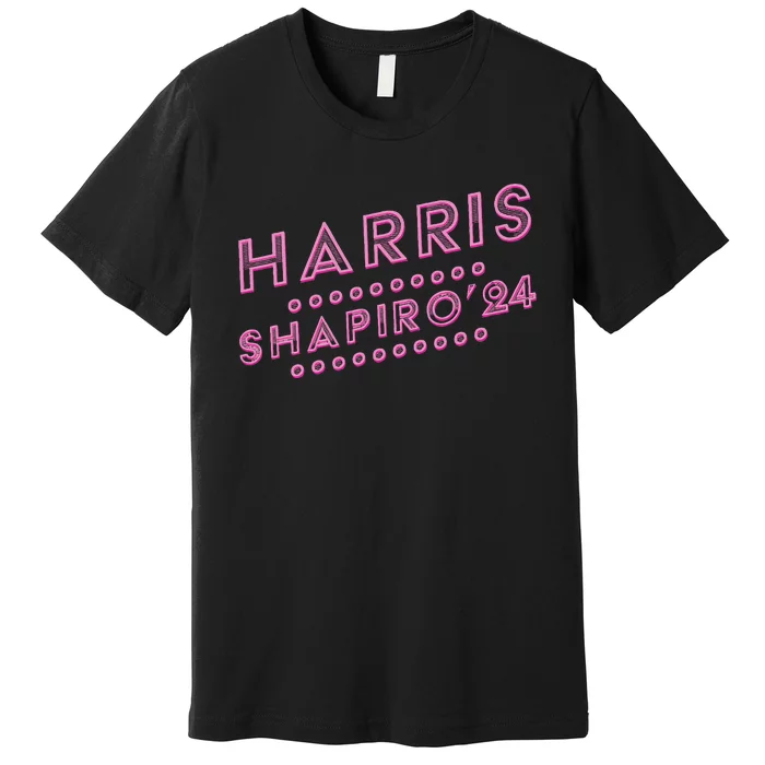 Harris Shapiro 2024 President Election Premium T-Shirt