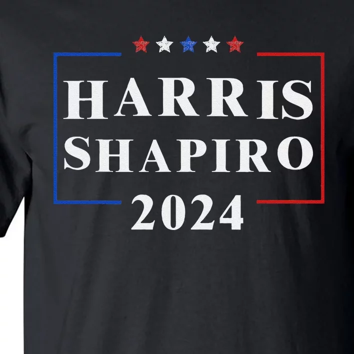 Harris Shapiro 2024 President Election Vp Josh Shapiro Tall T-Shirt