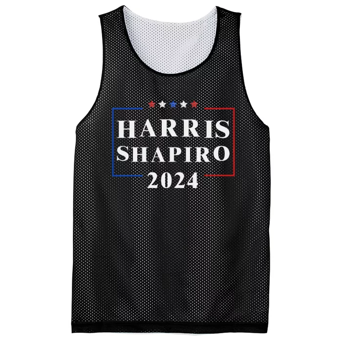 Harris Shapiro 2024 President Election Vp Josh Shapiro Mesh Reversible Basketball Jersey Tank