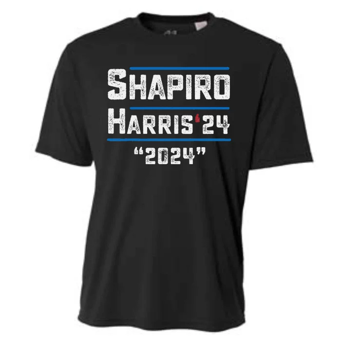 Harris Shapiro 2024 President Election Vp Josh Shapiro Cooling Performance Crew T-Shirt