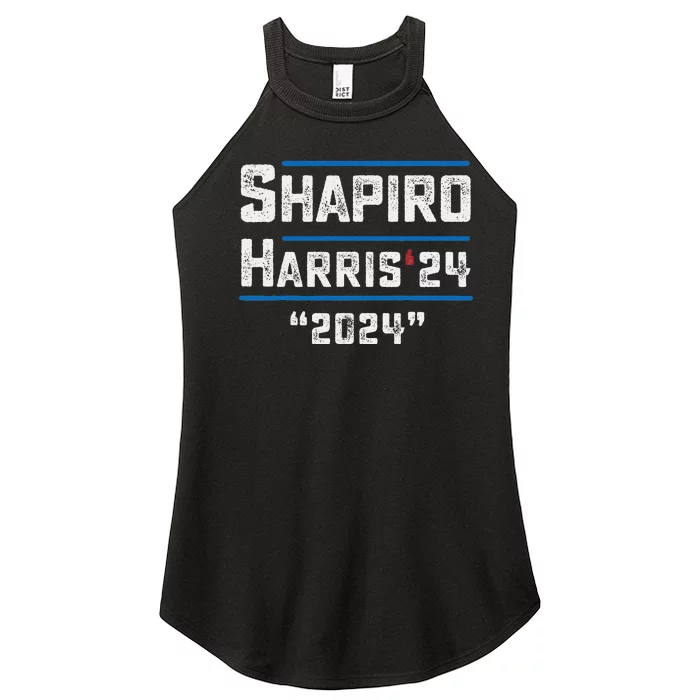 Harris Shapiro 2024 President Election Vp Josh Shapiro Women’s Perfect Tri Rocker Tank