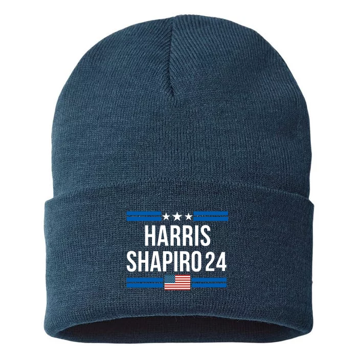 Harris Shapiro 2024 Kamala Harris 2024 President Harris 2024 Elect Kamala 2024 Sustainable Knit Beanie