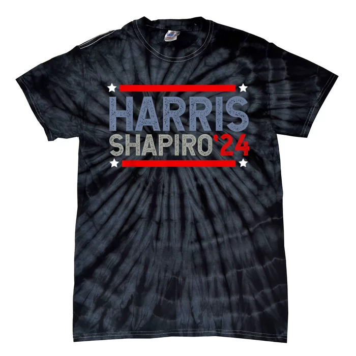 Harris Shapiro 2024 President Election Tie-Dye T-Shirt