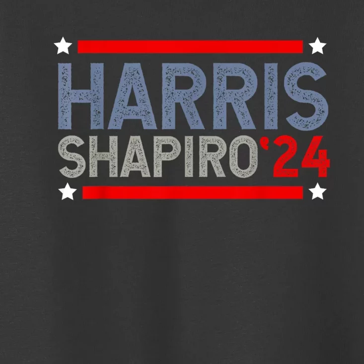 Harris Shapiro 2024 President Election Toddler T-Shirt