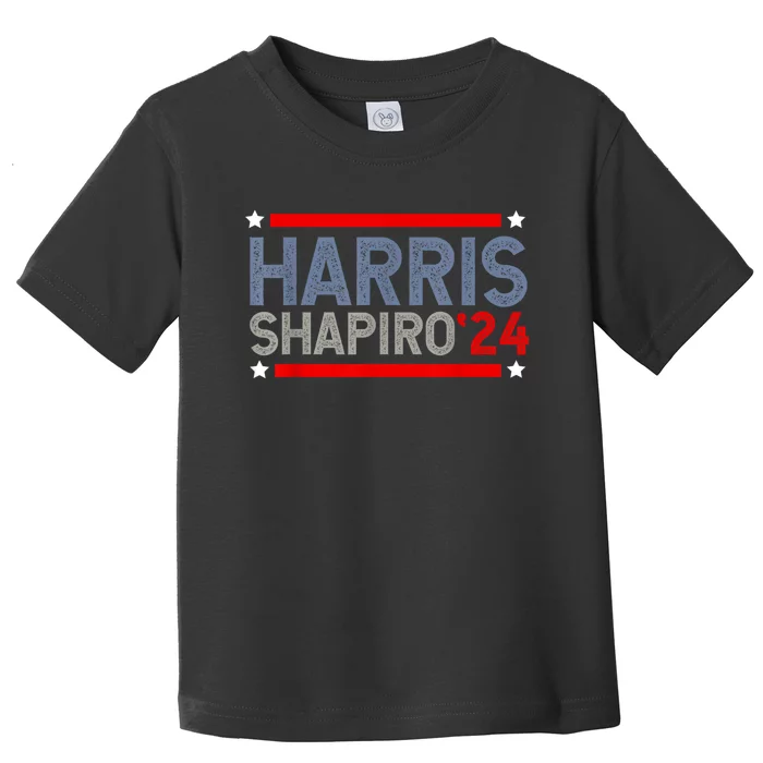 Harris Shapiro 2024 President Election Toddler T-Shirt