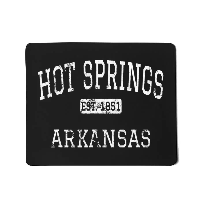 Hot Springs Arkansas AR Vintage Mousepad