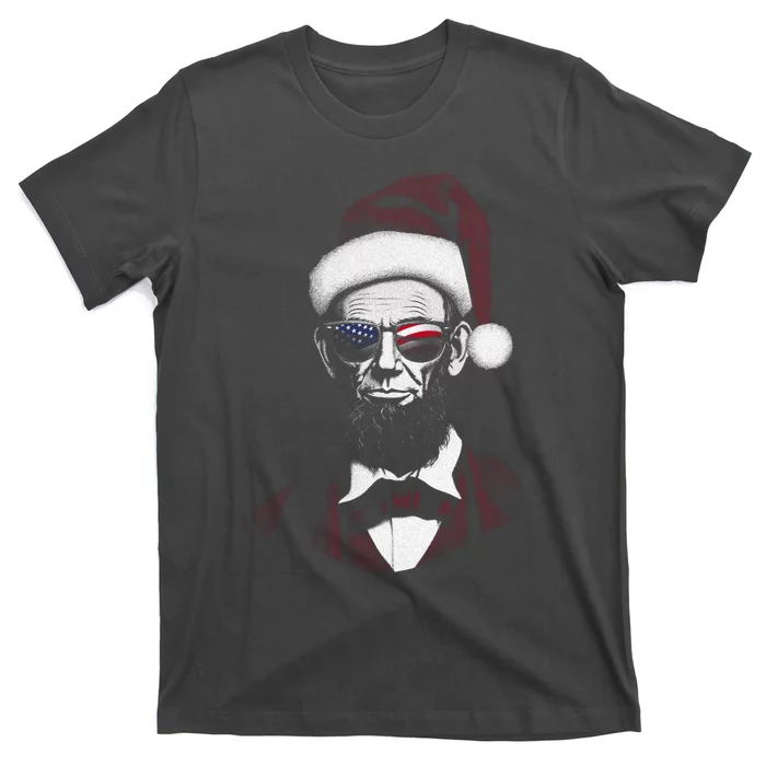 Hipster Santa Abraham Lincoln T-Shirt