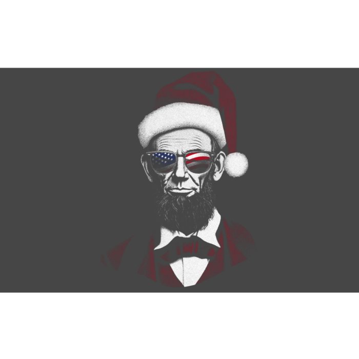 Hipster Santa Abraham Lincoln Bumper Sticker