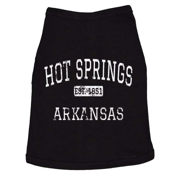 Hot Springs Arkansas Ar Vintage Doggie Tank