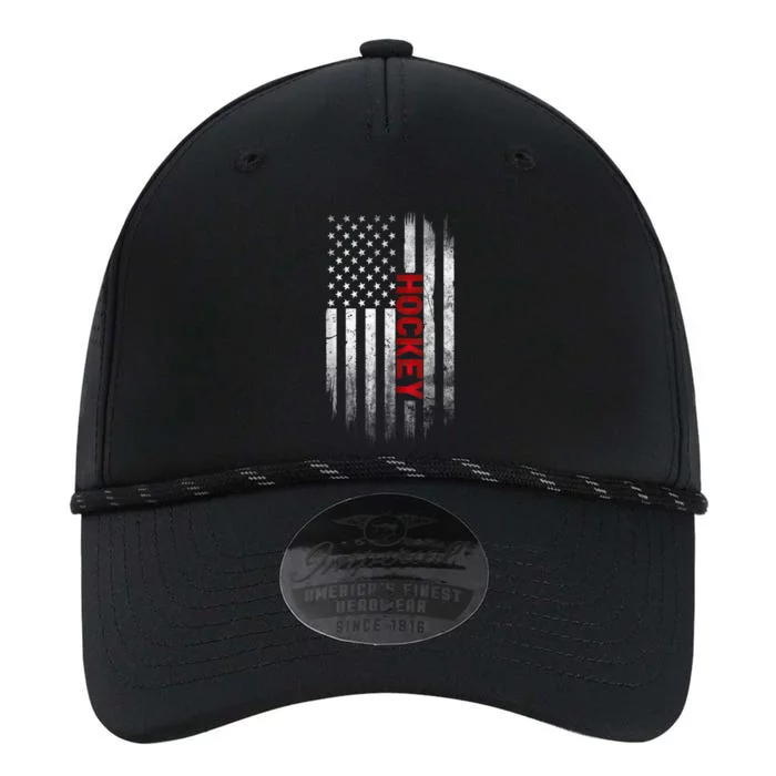 Hockey Stick American Flag Sports Patriotic Hockey Player Performance The Dyno Cap