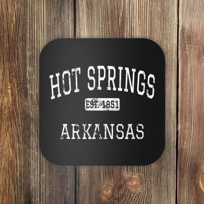 Hot Springs Arkansas AR Vintage Coaster