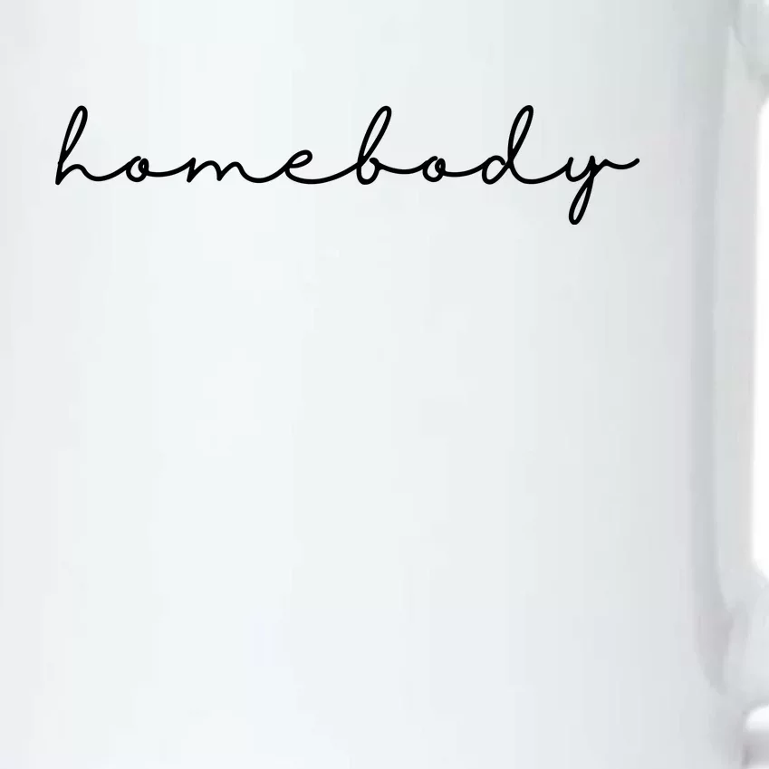 Homebody Stay At Home Gift For Introvert Black Color Changing Mug