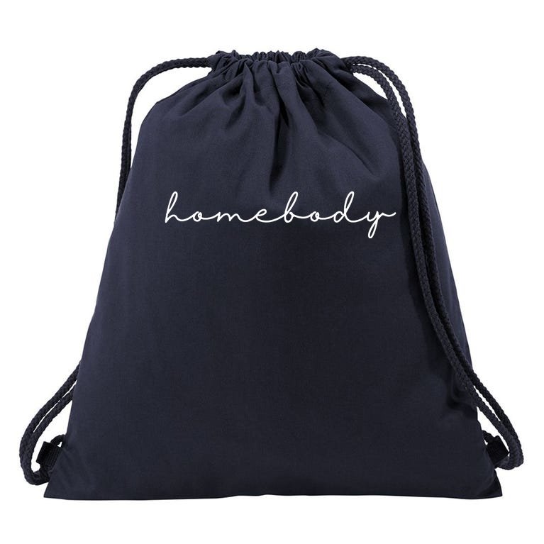 Homebody Stay At Home Gift For Introvert Drawstring Bag