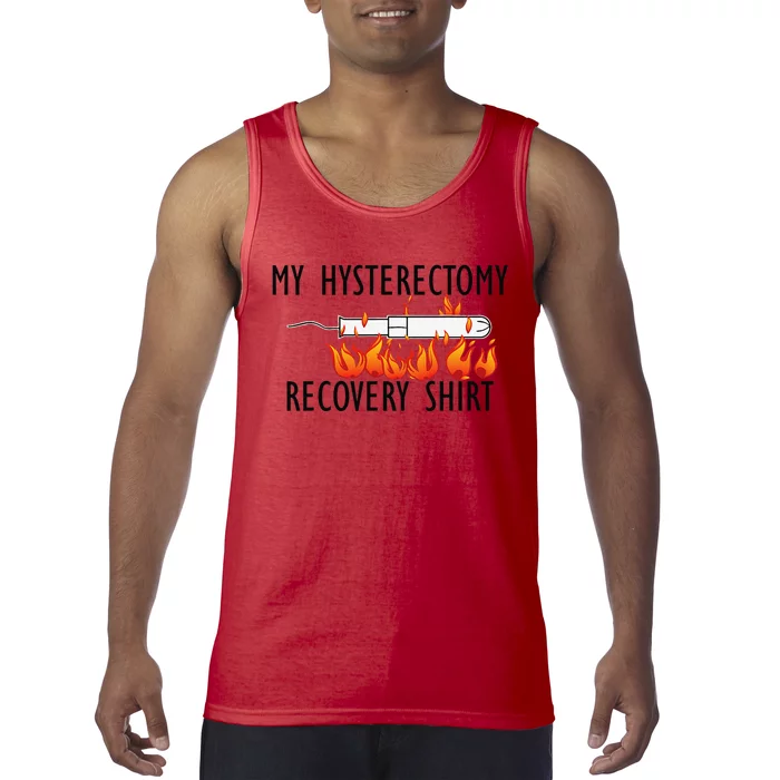 Hysterectomy Support And Uterine Operation Survivor Tank Top