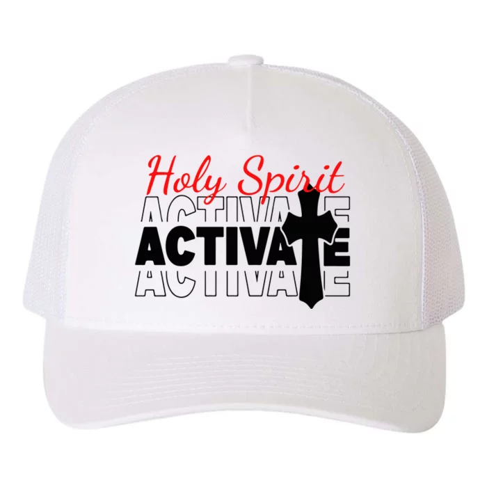 Holy Spirit Activate Yupoong Adult 5-Panel Trucker Hat