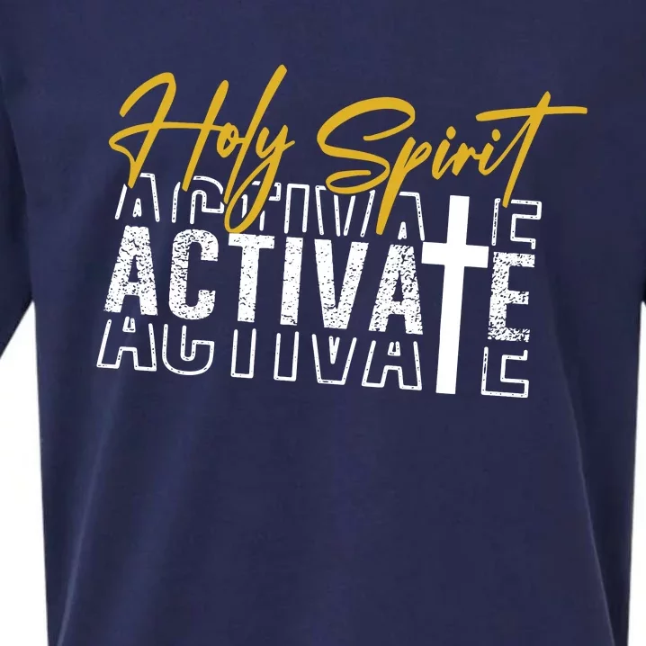 Holy Spirit Activate Sueded Cloud Jersey T-Shirt