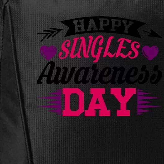 Happy Singles Awareness Day City Backpack