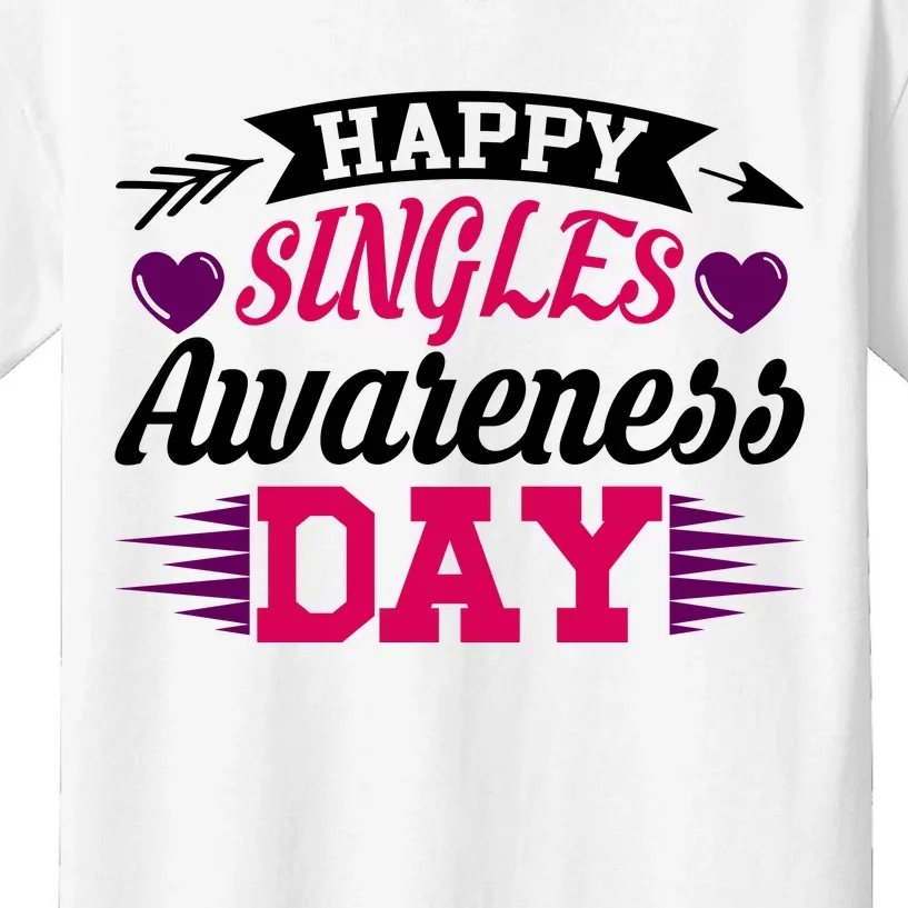 Happy Singles Awareness Day Kids T-Shirt