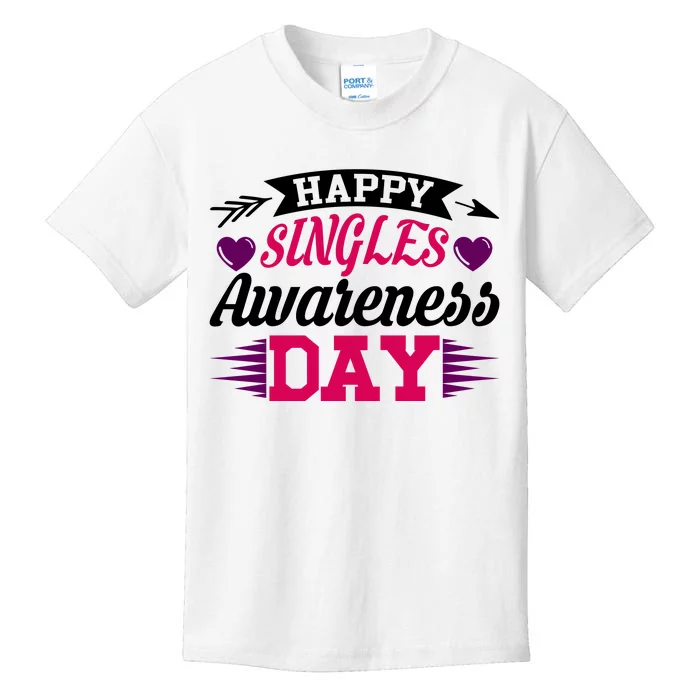 Happy Singles Awareness Day Kids T-Shirt