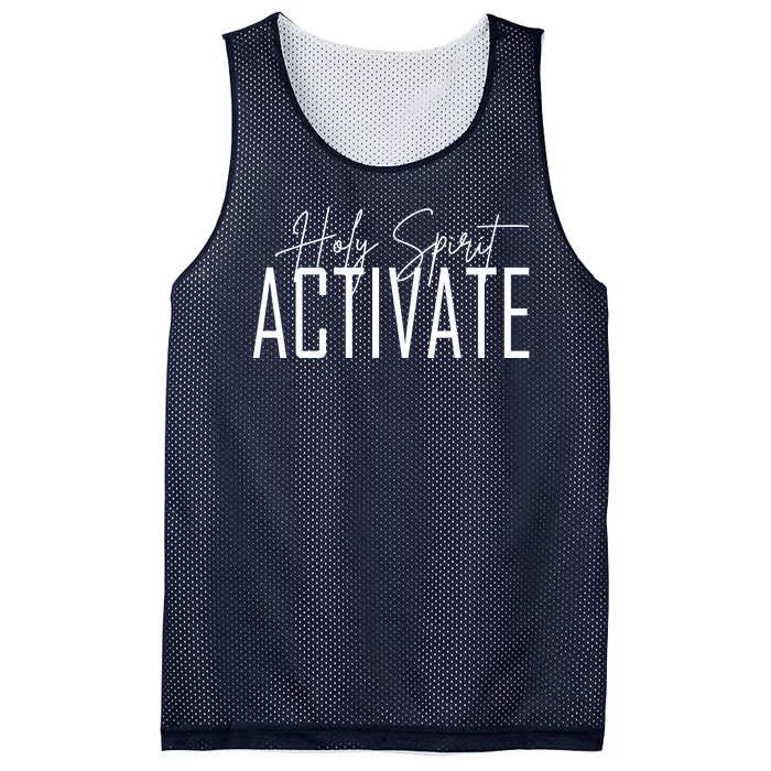 Holy Spirit Activate Mesh Reversible Basketball Jersey Tank