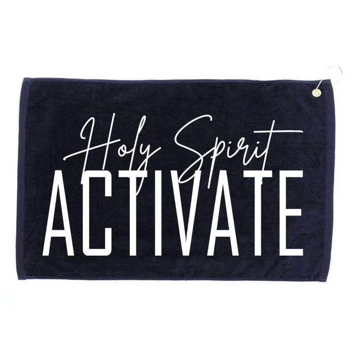 Holy Spirit Activate Grommeted Golf Towel