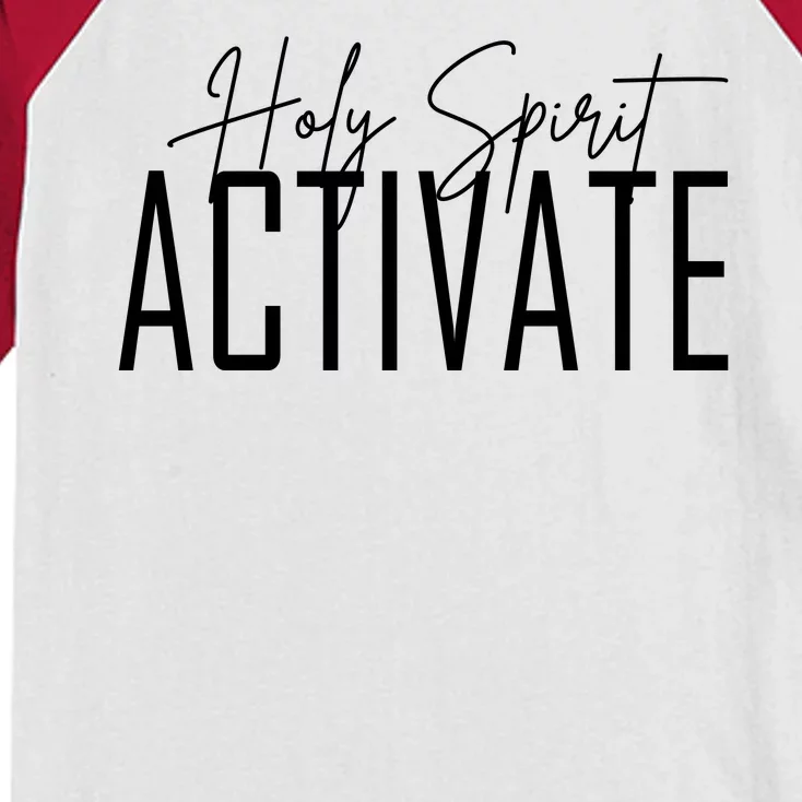 Holy Spirit Activate Kids Colorblock Raglan Jersey