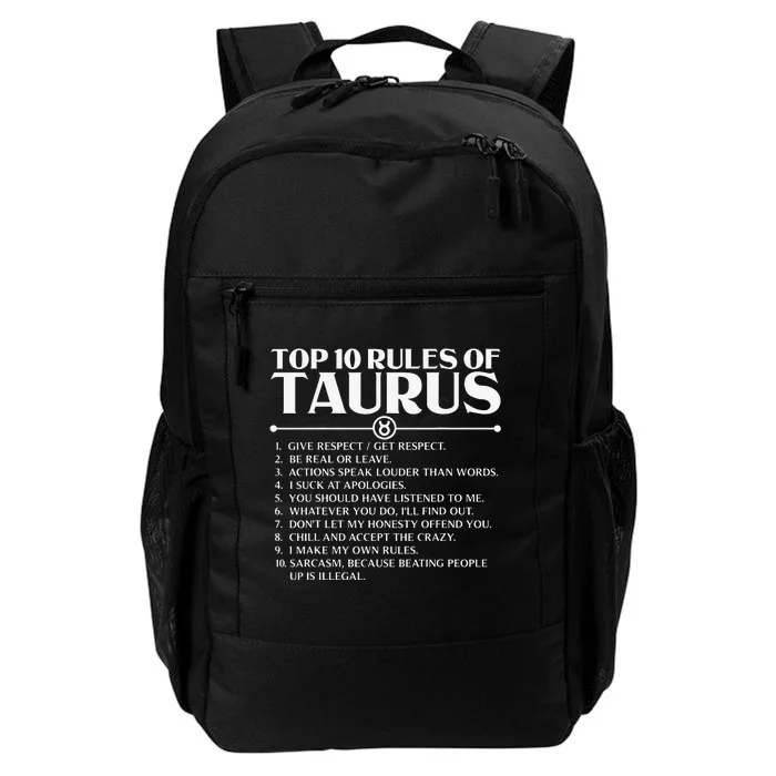 Horoscope Symbols Astrology Sign Top 10 Rules Of Taurus Daily Commute Backpack