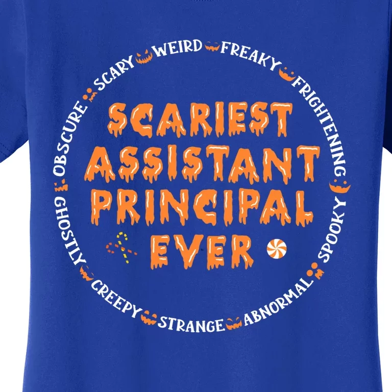 Halloween Scariest Assistant Principal Gift Women's T-Shirt