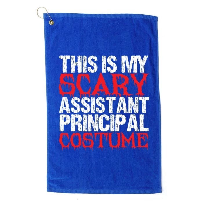 Halloween Scary Assistant Principal Costume Cool Gift Platinum Collection Golf Towel