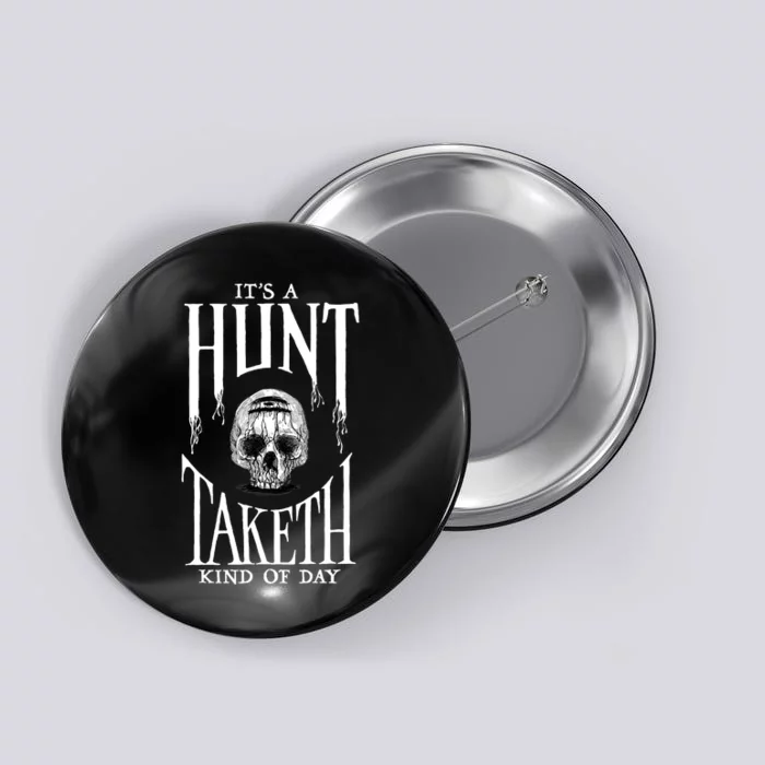 Hunt Showdown Anniversary Three of Skulls Black Button